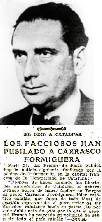Manuel Carrasco Formiguera Fusilado en Burgos Manuel Carrasco Formiguera InfoBurgos