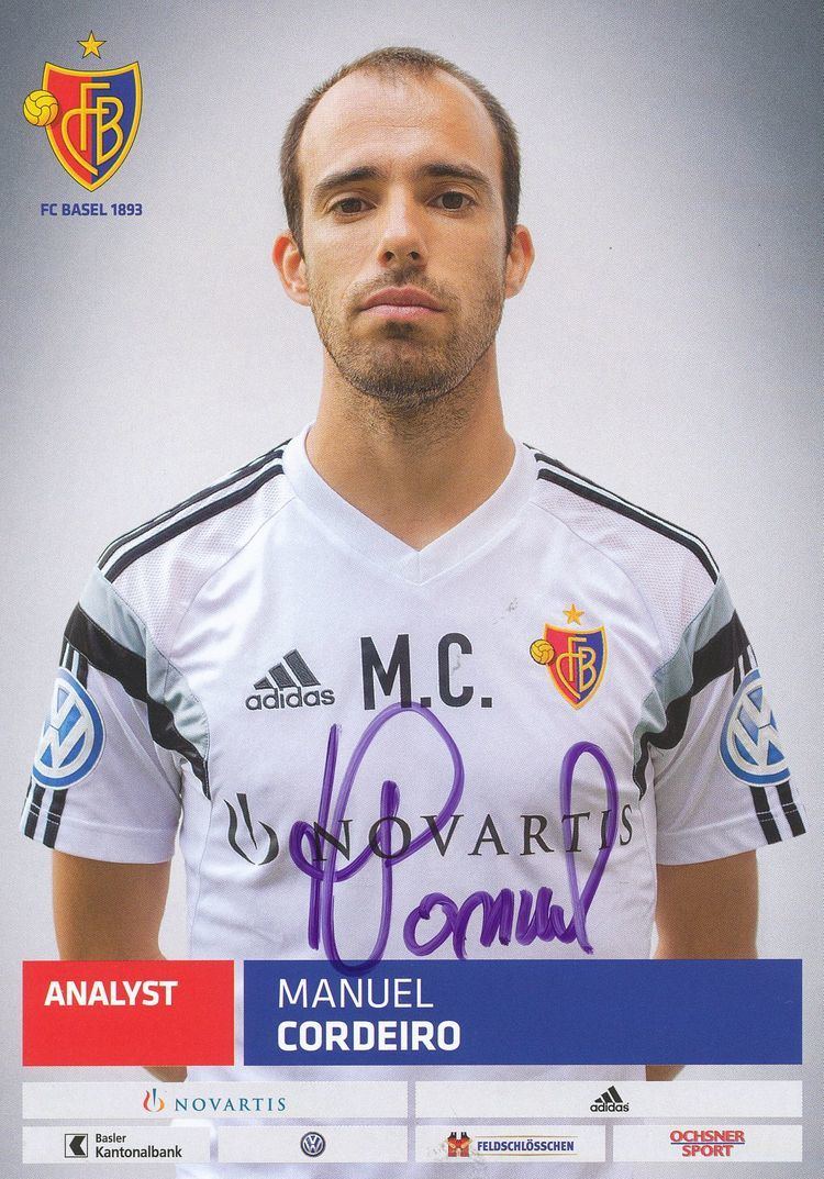 Manuel Cordeiro Kelocks Autogramme Manuel Cordeiro FC Basel 20142015