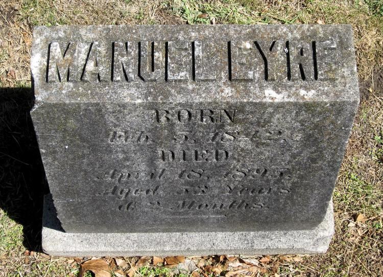 Manuel Eyre Col Manuel Eyre 1842 1895 Find A Grave Memorial