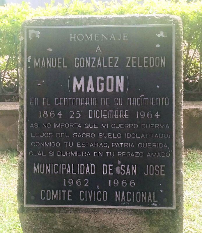 Manuel González Zeledón Manuel Gonzlez Zeledn Magn Guas Costa Rica