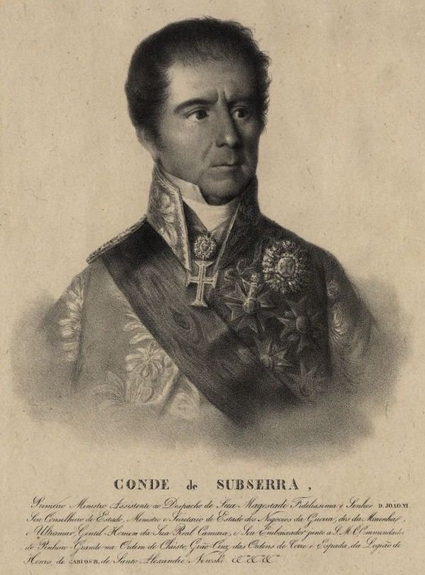 Manuel Inacio Martins Pamplona Corte Real, 1st Count of Subserra