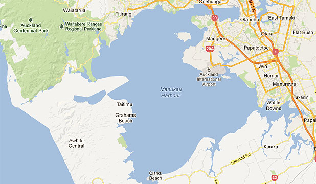Manukau Harbour Google gaffe turns harbour into lake Stuffconz
