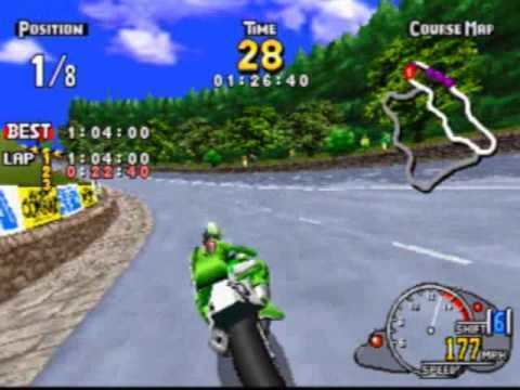Manx TT Super Bike Manx TT Super Bike Game Sample Sega Saturn YouTube