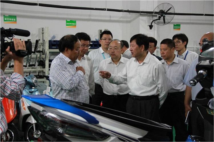 Mao Guanglie Vice Governor of Zhejiang Province Mao Guanglie Visited Luyuan