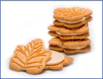 Maple leaf cream cookies Commercial Bakeries Corporation Toronto Ontario