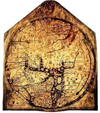 Mappa mundi Hereford Mappa Mundi Hereford England Atlas Obscura
