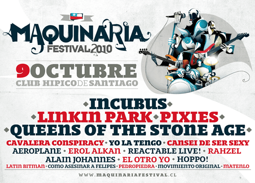 Maquinaria festival smizes Linkin Park Live At Maquinaria Festival Santiago Chile