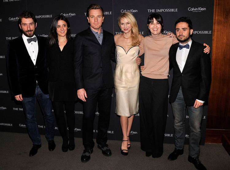 Ewan McGregor, Naomi Watts, Sergio Sanchez, Belen Atienza, J.A. Bayona, and Maria Belon attend "The Impossible" New York special screening at the Museum of Art and Design