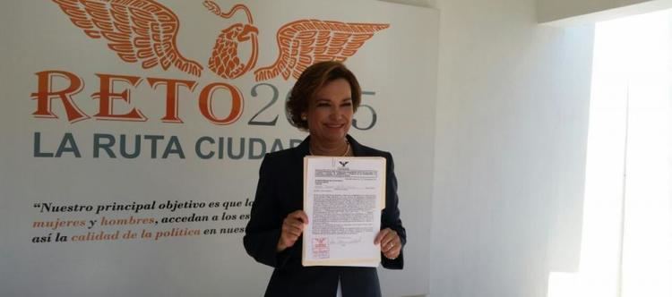 María Dolores del Río Registro de Maria Dolores Del Rio como Pre Candidata a la Alcalda