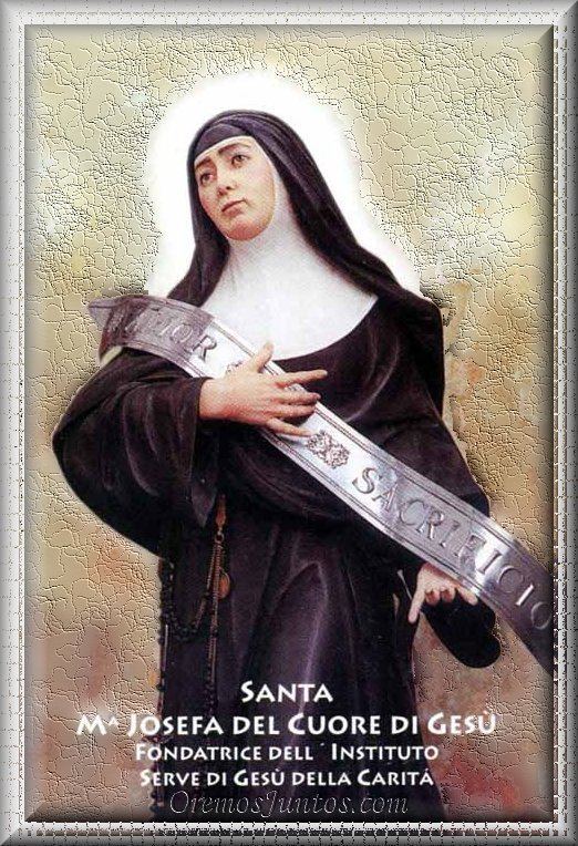 María Josefa Sancho de Guerra Vidas Santas Santa Mara Josefa del Corazn de Jess Sancho Guerra