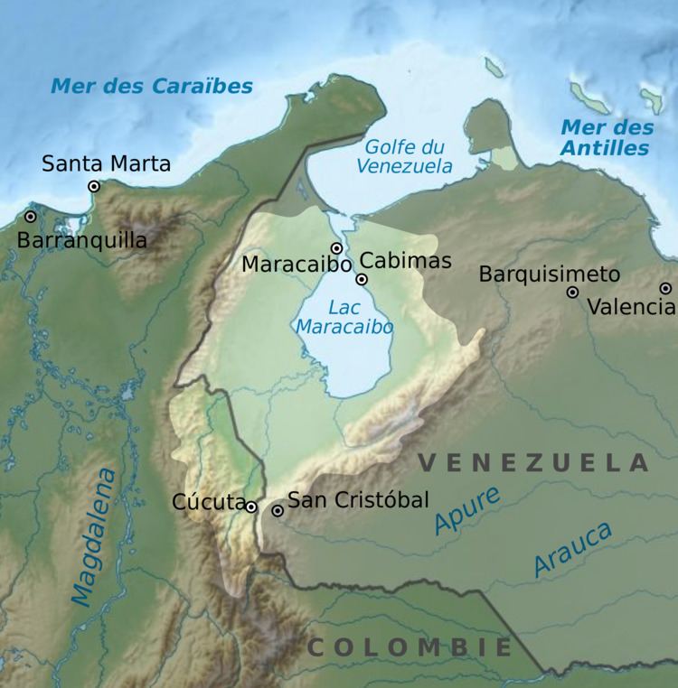 Maracaibo Basin FileMaracaibo drainage basin mapcroppedfrsvg Wikimedia Commons