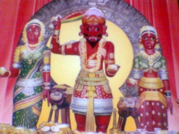 Maranakatte Brahma in red background