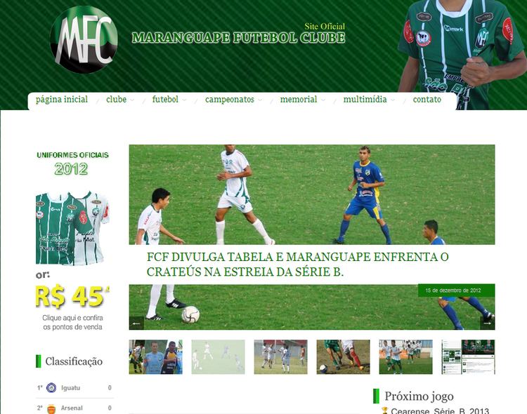 Maranguape Futebol Clube Maranguape Futebol Clube lana site oficial do Gavio da Serra