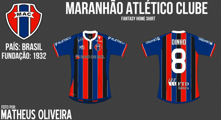 Maranhão Atlético Clube Matolli Kit Design 30 Maranho Atltico Clube Srie Campees
