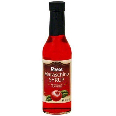 Maraschino Reese Maraschino Syrup 8 oz Pack of 12 Walmartcom