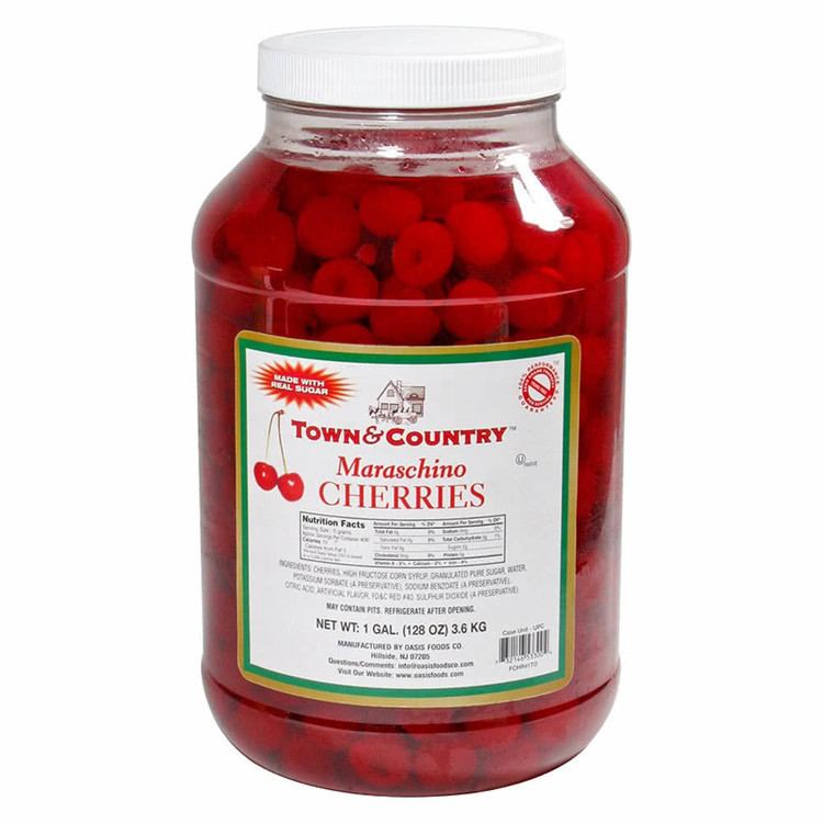 Maraschino Cherries Without Stems 1 Gallon