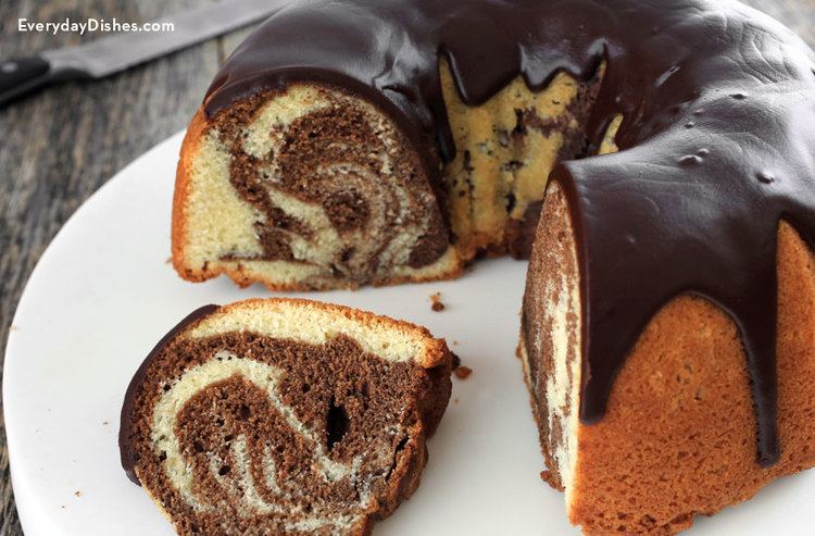 Marble cake Classic Vanilla and Chocolate Marble Cake Recipe