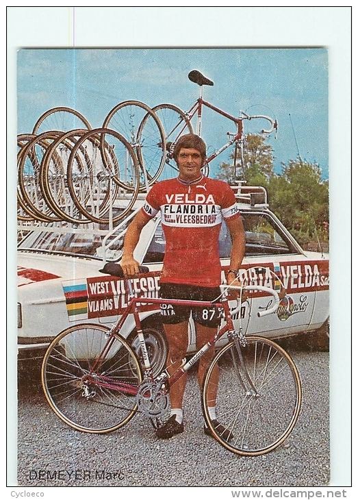 Marc Demeyer Marc DEMEYER Cyclisme cycliste 2 scans Velda Flandria