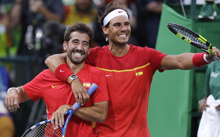 Marc López Rafael Nadal and Marc Lopez reach Olympic final Rafael Nadal Fans