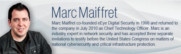 Marc Maiffret Marc Maiffret Returns To eEYE As The New CTO The