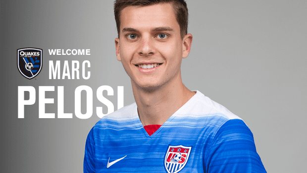 Marc Pelosi Earthquakes Sign Midfielder Marc Pelosi San Jose Earthquakes