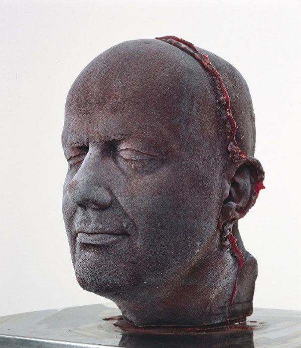 Marc Quinn Artatomical Marc Quinn39s Frozen Head of Blood Stuff to