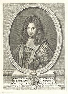 Marc-René de Voyer de Paulmy d'Argenson (1652–1721) httpsuploadwikimediaorgwikipediacommonsthu