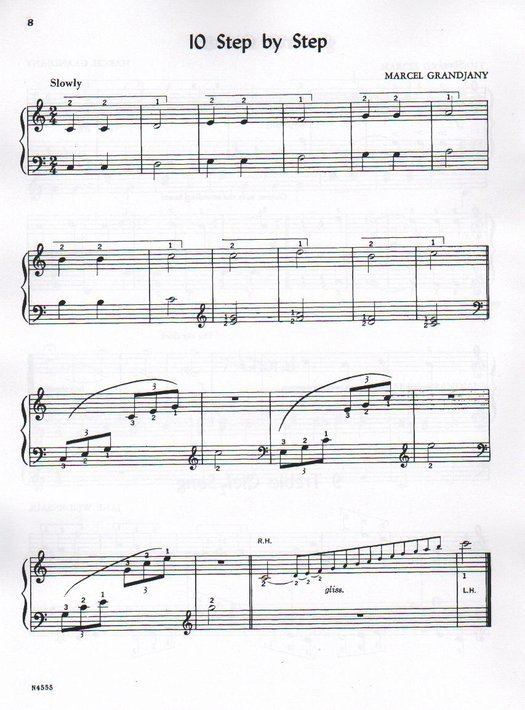 Marcel Grandjany Sheet music for harp Marcel Grandjany First Grade Pieces
