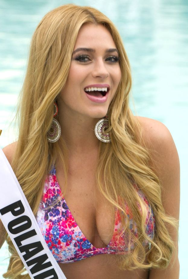 Marcelina Zawadzka Marcelina w bikini na prbie Miss Universe FOTO PUDELEK