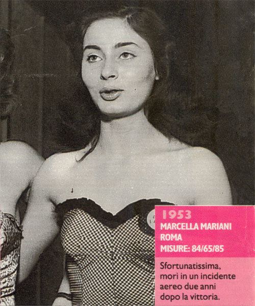 Marcella Mariani Miss Italia 1953 Marcella Mariani sdamy