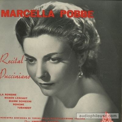 Marcella Pobbe Pobbe Marcella Recital Pucciniano Vinyl LP Album at