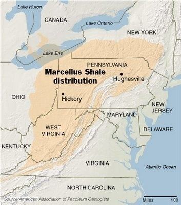 Marcellus Formation Marcellus Shale Marcellus Shale Map Natural Gas Field PA