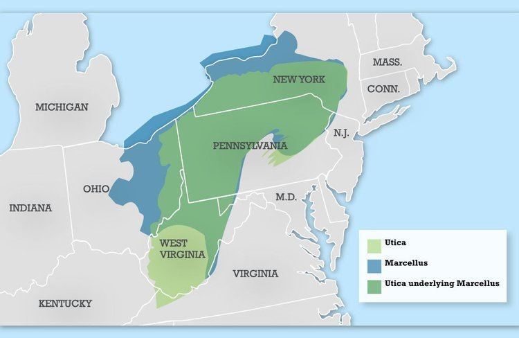 Marcellus Formation Marcellus and Utica Shale Formation Map