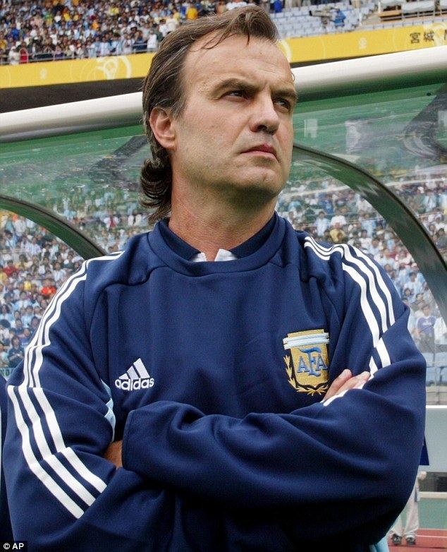 Marcelo Bielsa Marcelo Bielsa is the Marseille manager who uses the
