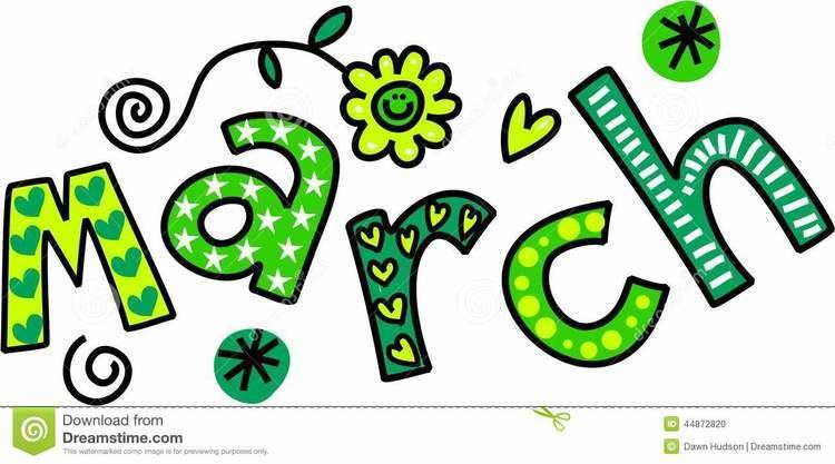 March March Birthday Clipart Clipart Kid