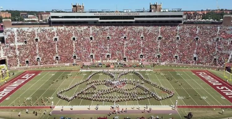 Marching Chiefs Check Out This FSU Marching Chiefs Star Wars Time Lapse