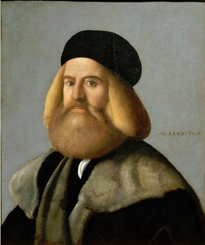 Marco Basaiti ab 15151516 Marco Basaiti Portrait of a man Marco Basaiti
