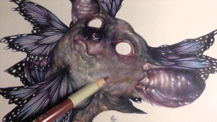 Marco Mazzoni Marco Mazzoni How to draw a Lemur with colored pencils on