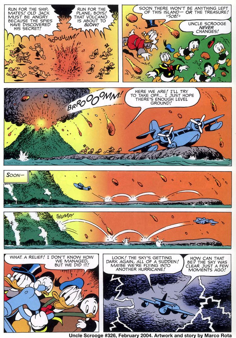 Marco Rota Uncle Scrooge page by Marco Rota from issue 326 Gemstone