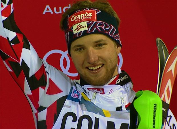 Marco Schwarz Marco Schwarz wird auch bei Tag sein groes Knnen zeigen Ski