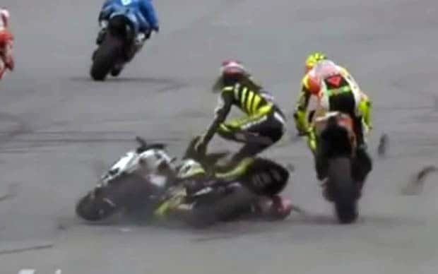 Marco Simoncelli Video Marco Simoncelli dies in MotoGP crash in Malaysia Telegraph
