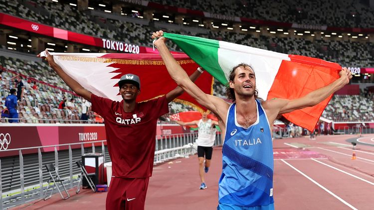 Qatar&#39;s Mutaz Esha Barshem, Italy&#39;s Gianmarco Tamberi share Olympic gold in  men&#39;s high jump | Sporting News
