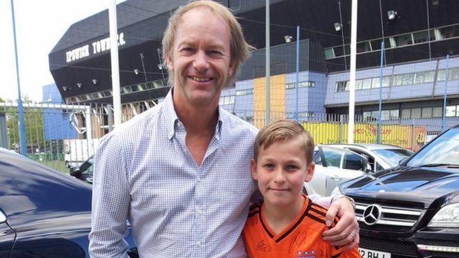 Marcus Evans Ipswich Town owner Marcus Evans has photo with young fan BBC News