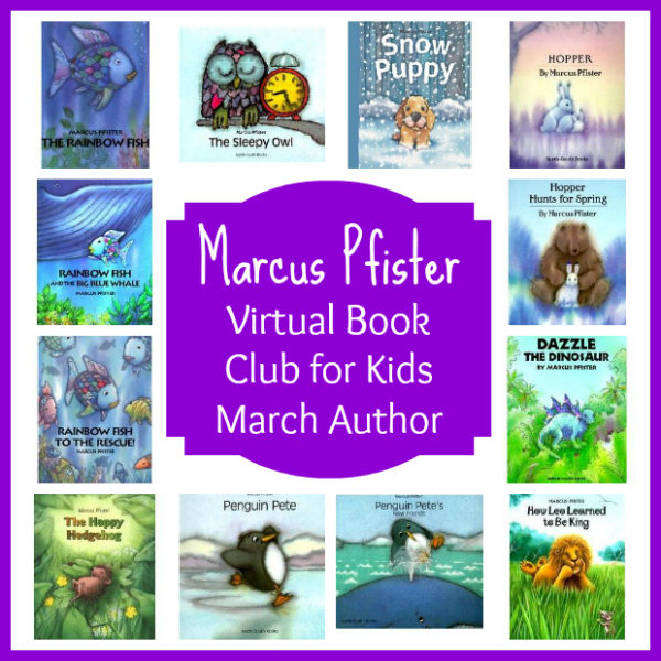 Marcus Pfister Virtual Book Club for Kids March Author is Marcus Pfister
