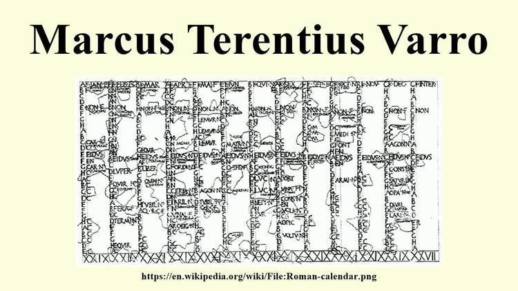 Marcus Terentius Varro Marcus Terentius Varro YouTube