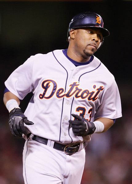 Marcus Thames Marcus Thames Pictures Detroit Tigers v Los Angeles