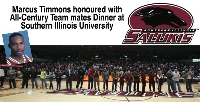 Marcus Timmons Marcus Timmons Named SIU All Century Player McKinnon Basketball