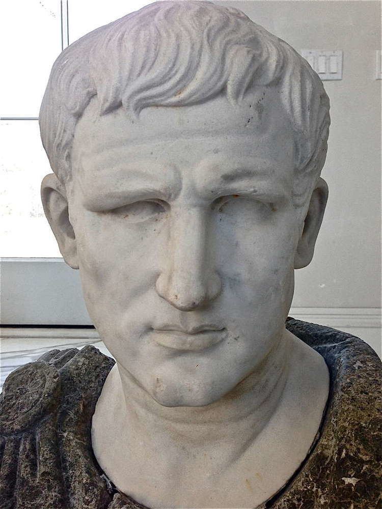 Marcus Vipsanius Agrippa Magnificent Marble Bust of Marcus Vipsanius Agrippa at 1stdibs