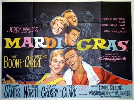 Mardi Gras (1958 film) Movie Poster for Mardi Gras 1958 starring Pat Boone and written