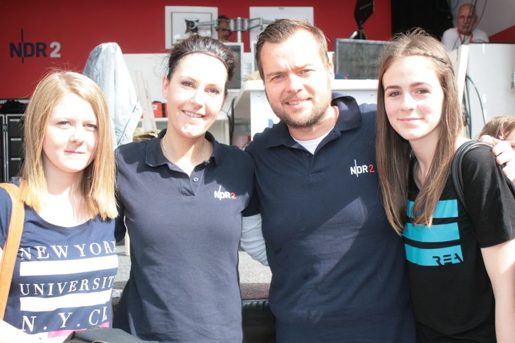 Maren Sieber Starsndr2 Jens Mahrhold und Maren Sieber senden aus der Innenstadt